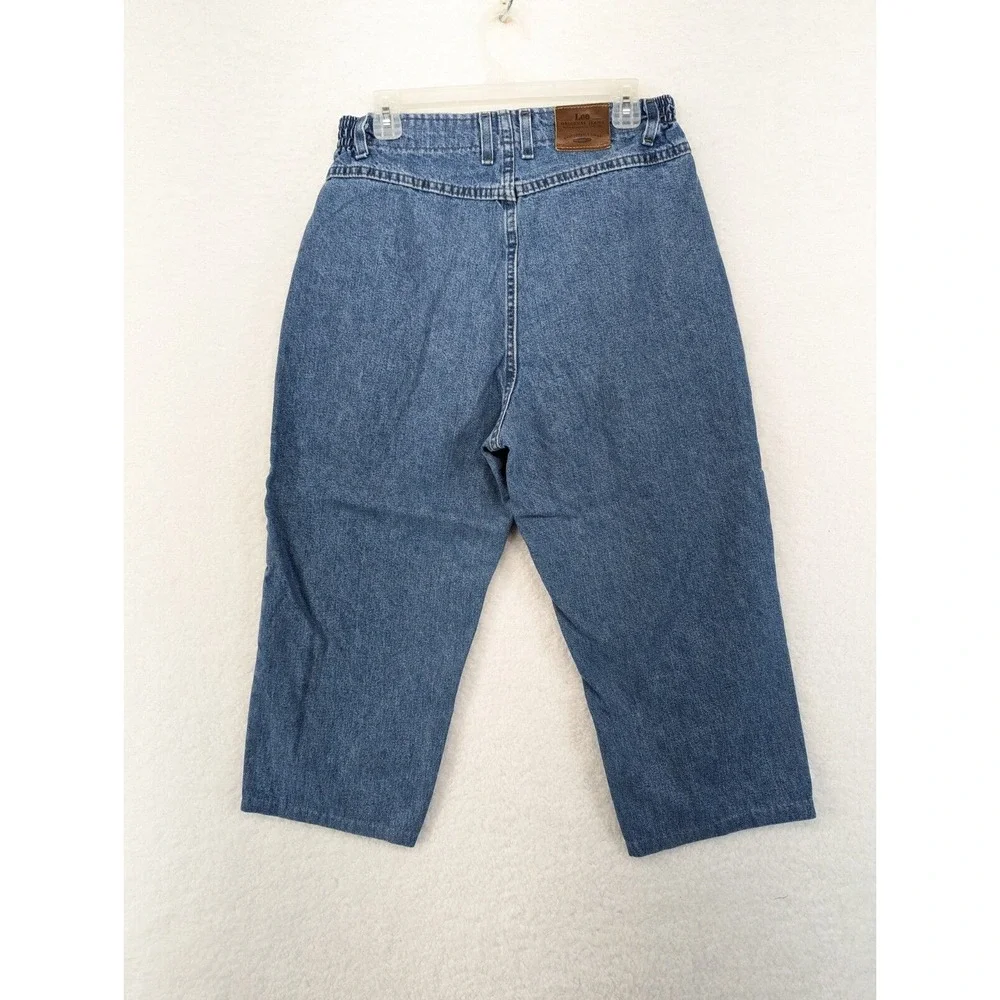 LEE Original Loose Mom Jean med wash High Rise VTG 90s 12M‎ 20